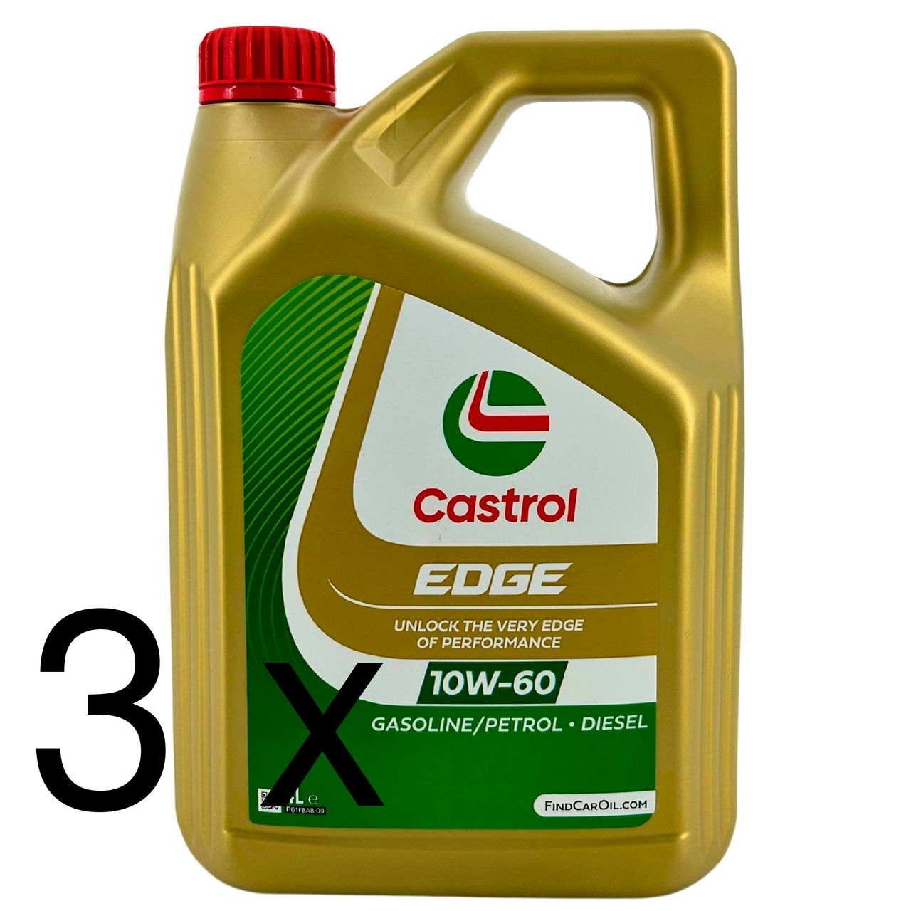 Castrol Edge 10W-60 3x4 Liter Castrol Edge 10W-60 3x4 Liter