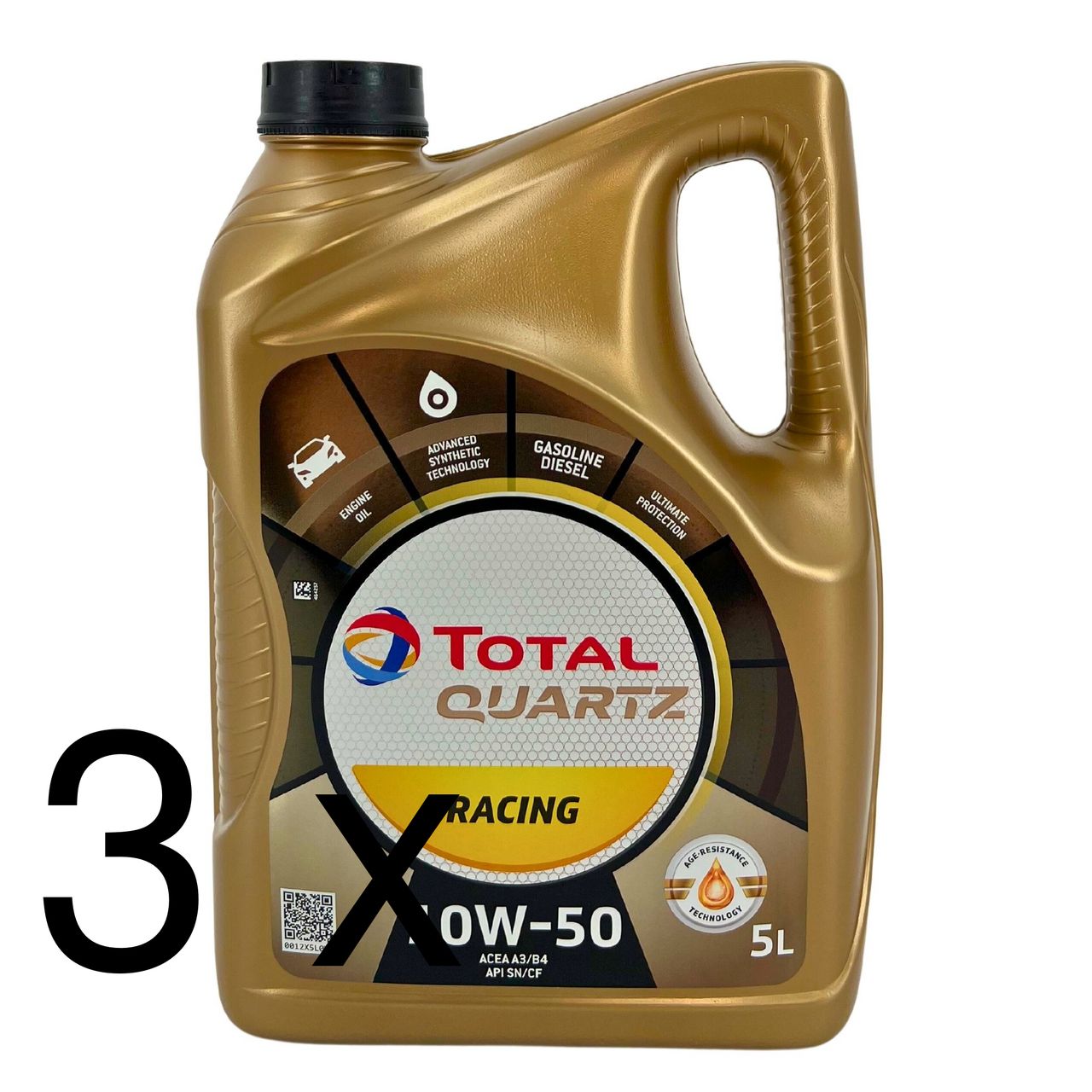 Total Quartz Racing 10W-50 3x5 Liter Total Quartz Racing 10W-50 3x5 Liter