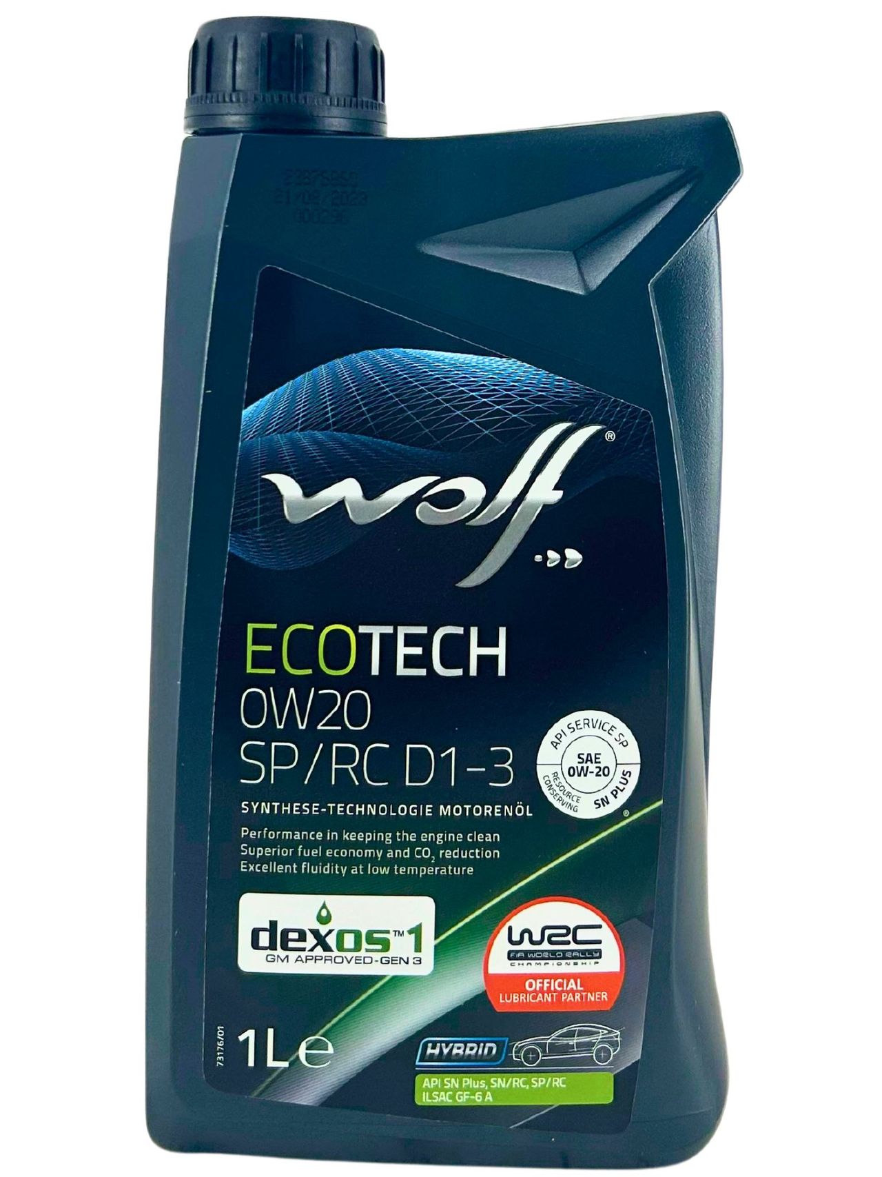 Wolf EcoTech 0W-20 SP/RC D1-3 1 Liter