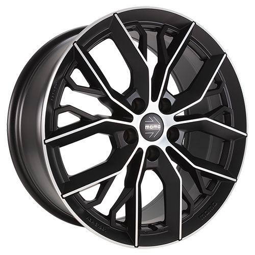 MOMO WHEELS MASSIMO black matt polish 8.0Jx18 5x110 ET30