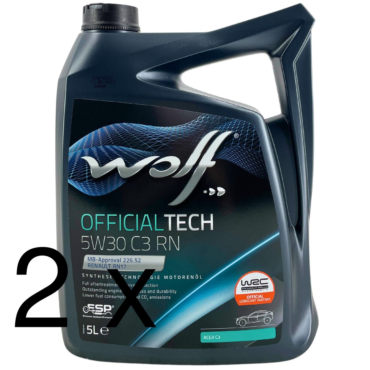Wolf OfficialTech 5W-30 C3 RN 2x5 Liter