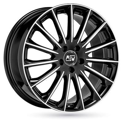 MSW (OZ) MSW 30 gloss black full polished 7.5Jx18 5x112 ET40
