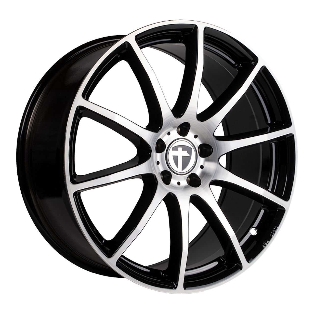 TOMASON TN1 FLOW black polished 8.0Jx19 5x112 ET45 TOMASON TN1 FLOW black polished 8.0Jx19 5x112 ET45