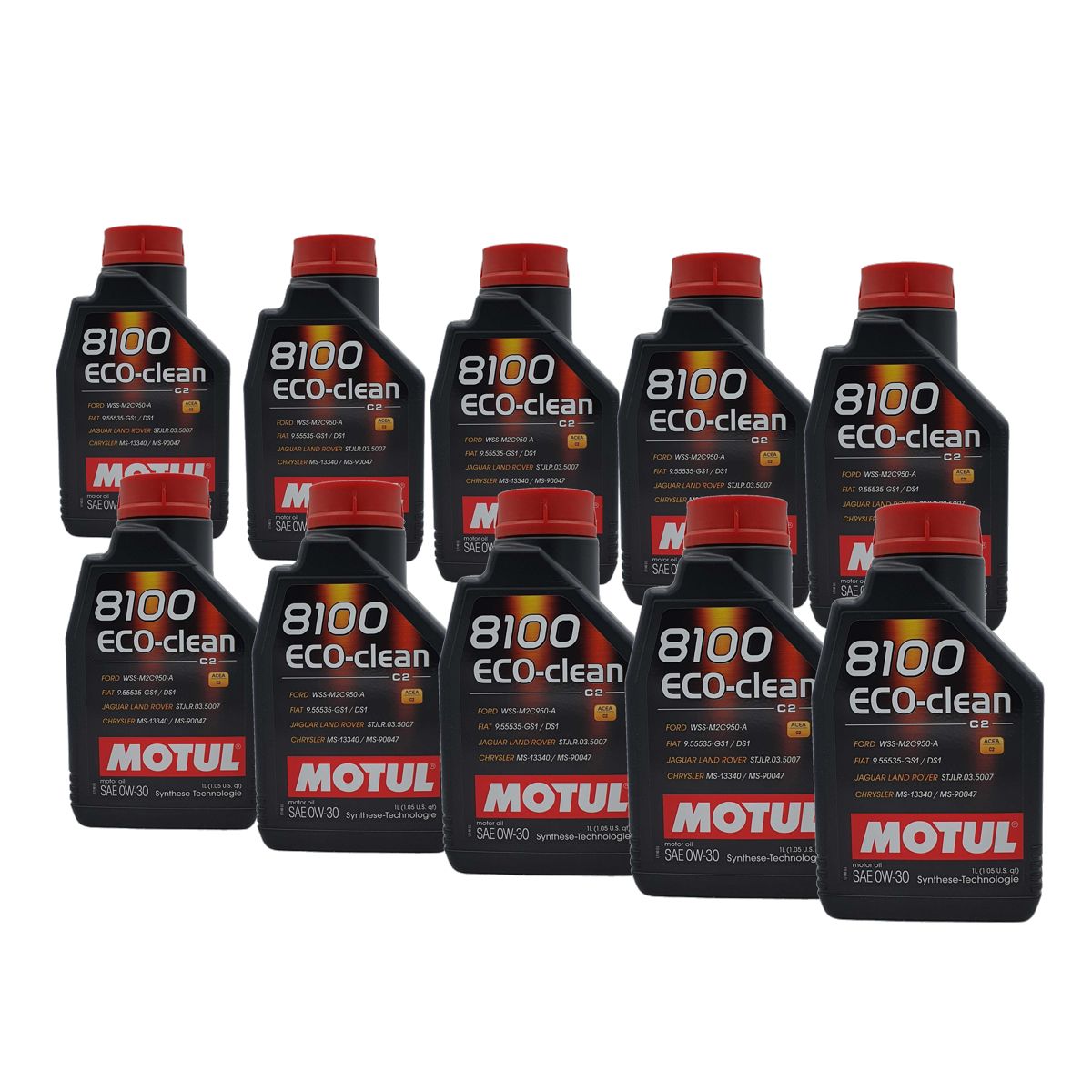Motul 8100 Eco-clean 0W-30 10x1 Liter