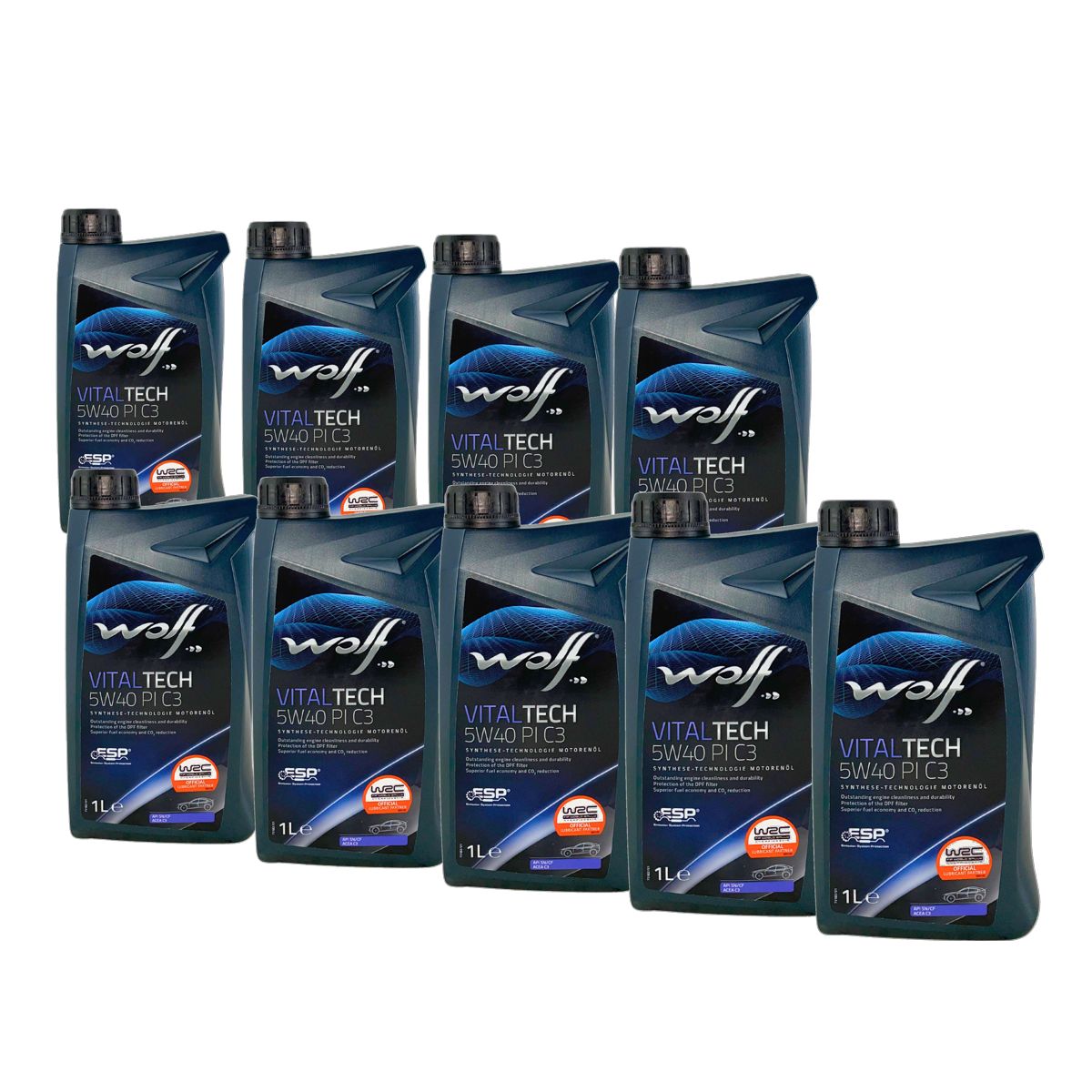 Wolf VitalTech 5W-40 PI C3 9x1 Liter