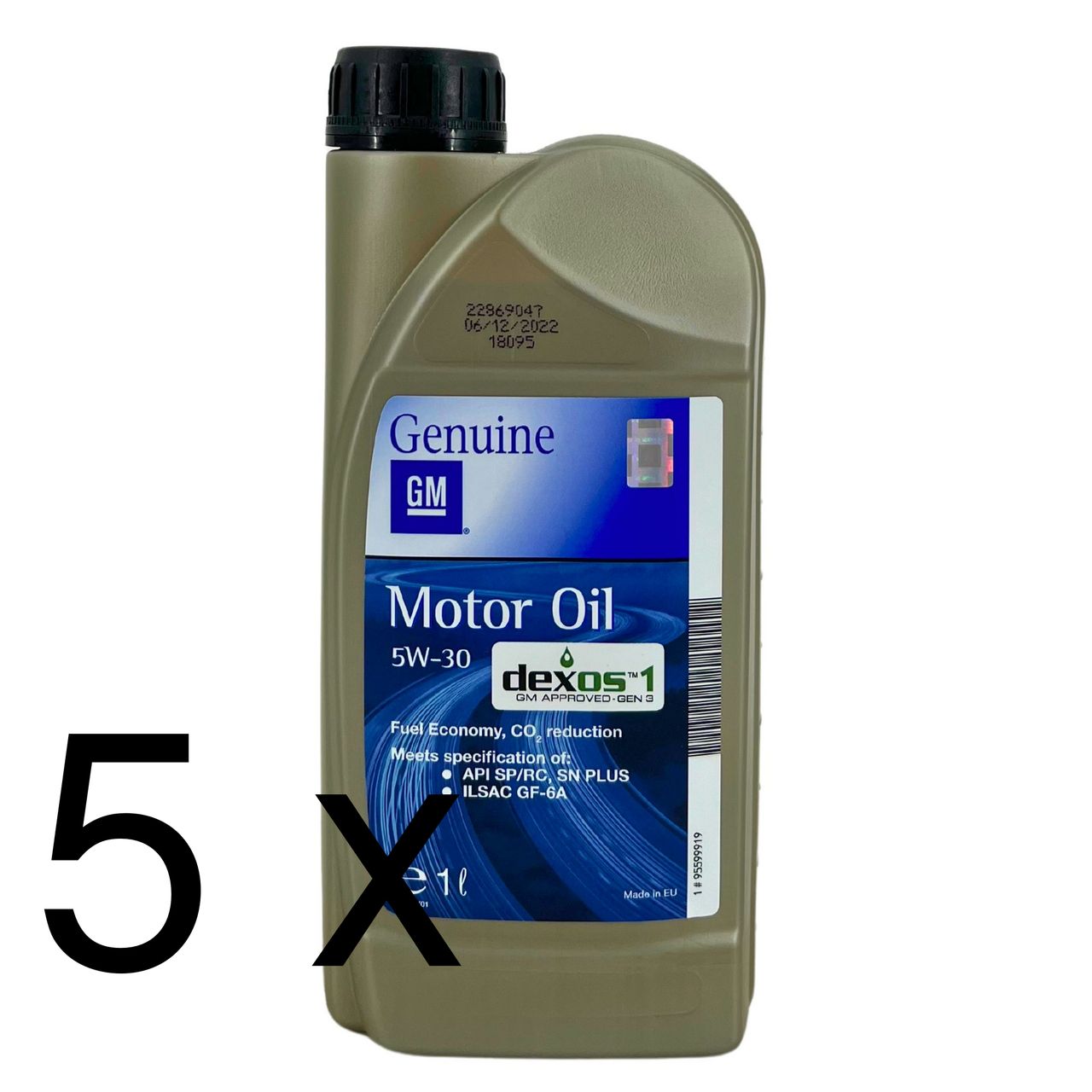 GM Dexos 1 GEN 3 5W-30 5x1 Liter
