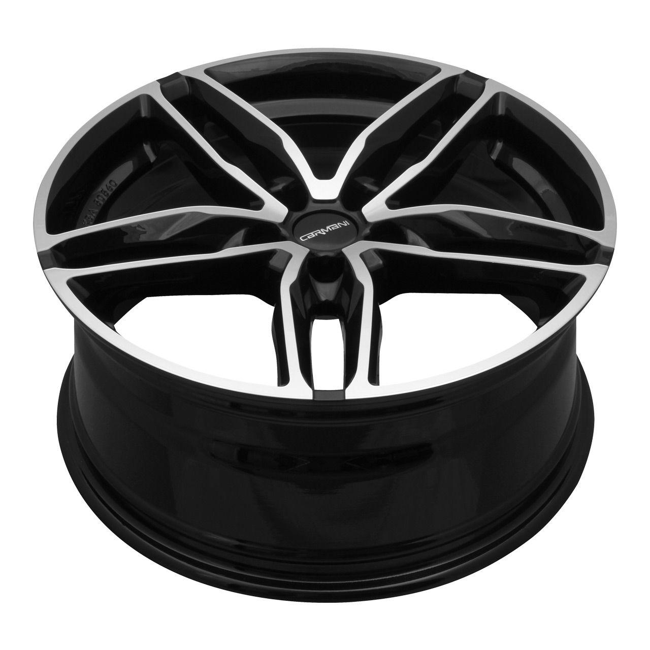 CARMANI 13 TWINMAX black polish 8.0Jx18 5x112 ET35