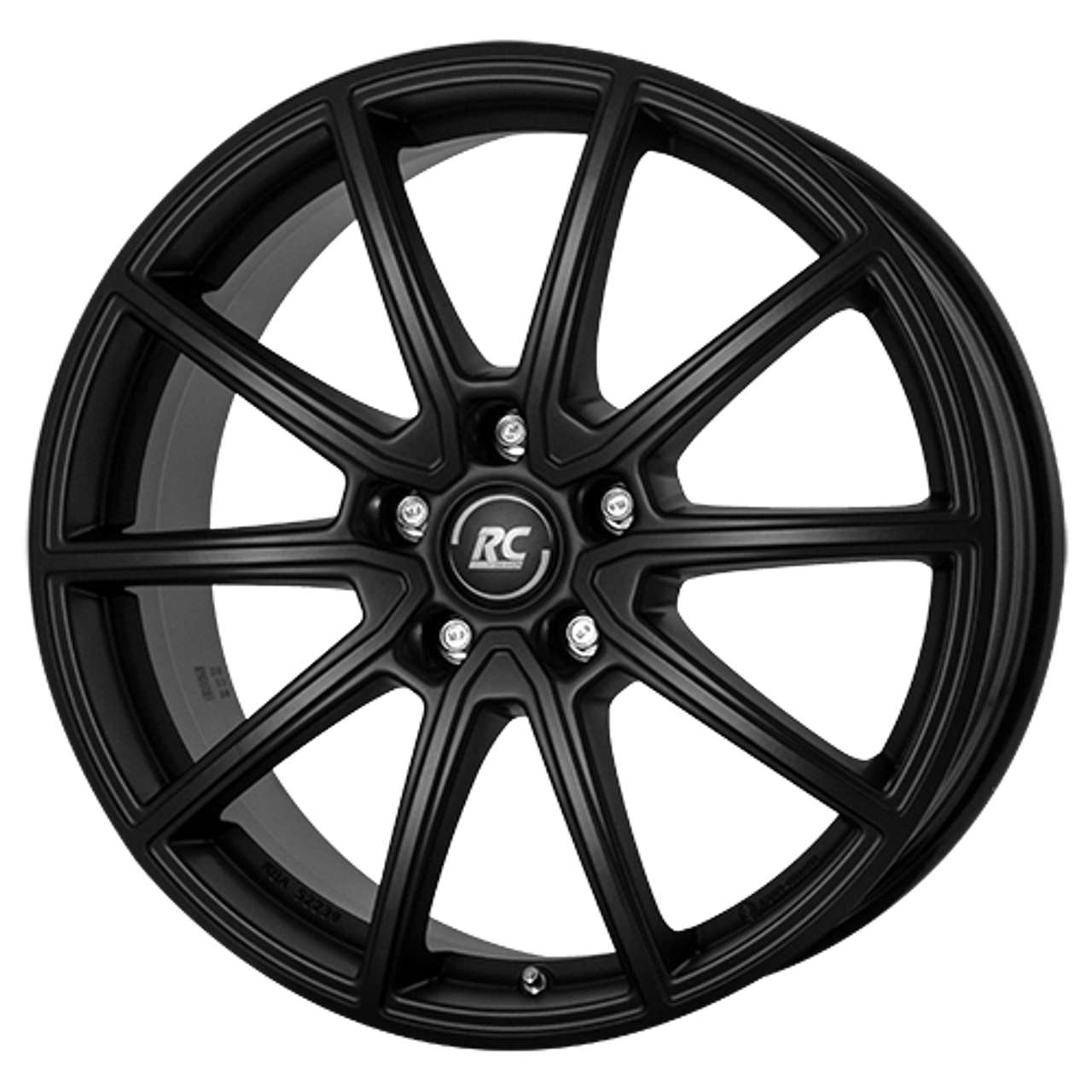 RC-DESIGN RC32 satin schwarz matt 7.5Jx18 5x112 ET50