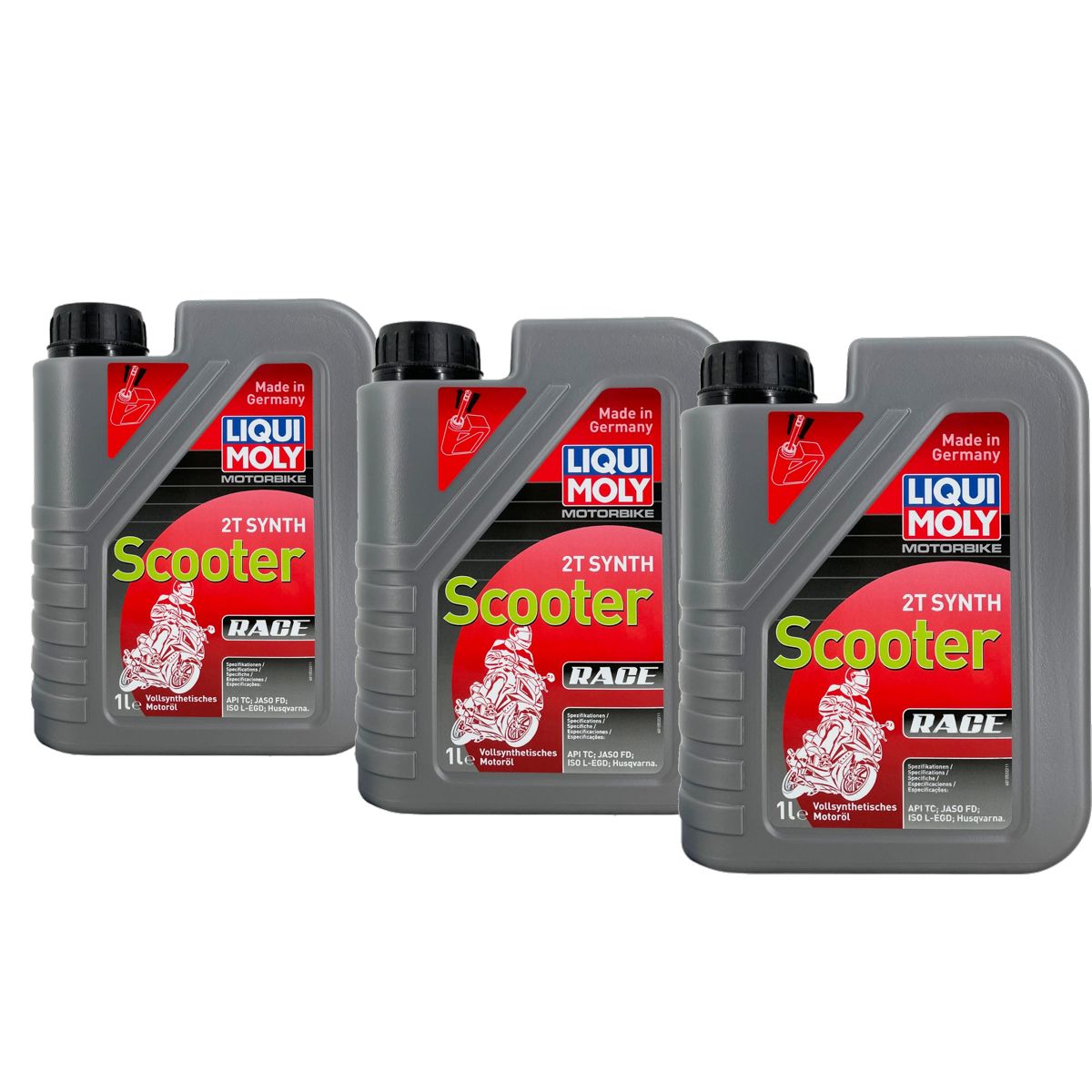 Liqui Moly Motorbike 2T Synth Scooter Race 3x1 Liter