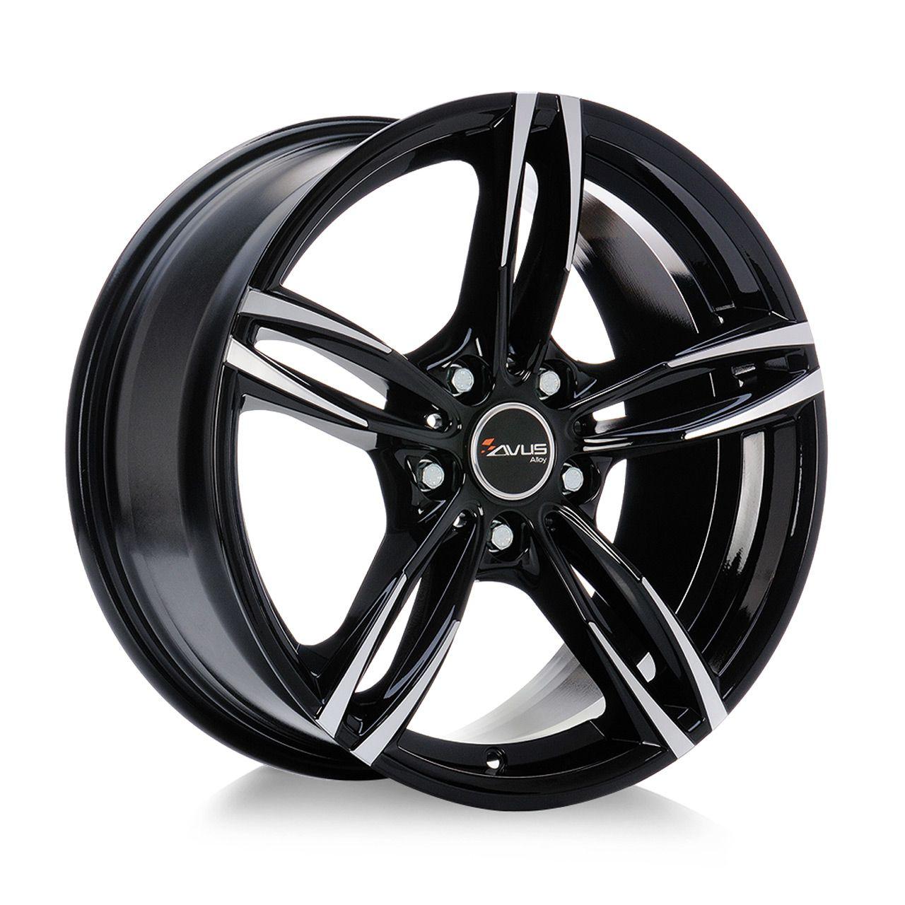 AVUS RACING AC-MB3 black polished 7.5Jx17 5x120 ET32
