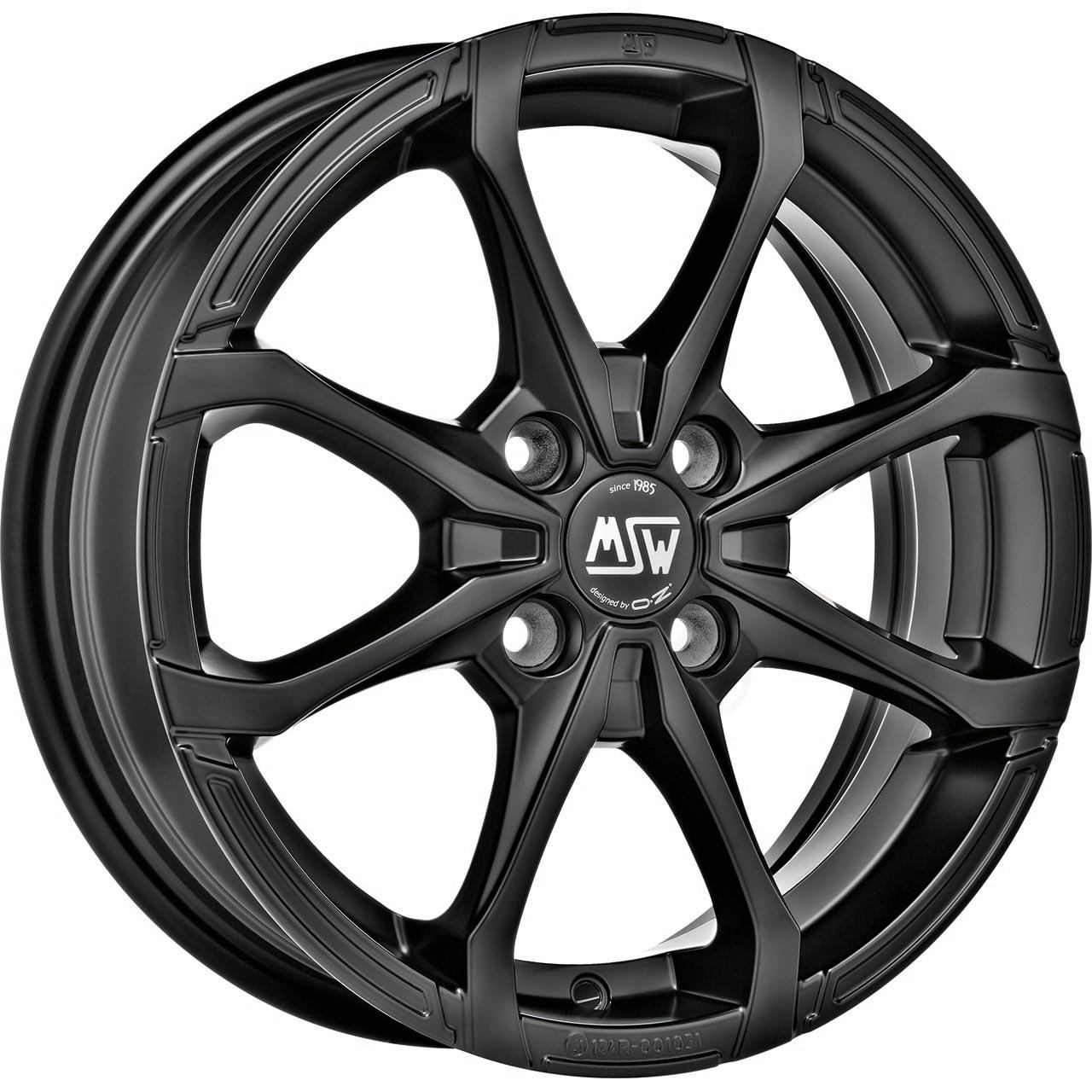 MSW Msw x4 Matt black 5.5x14 4x100 ET35