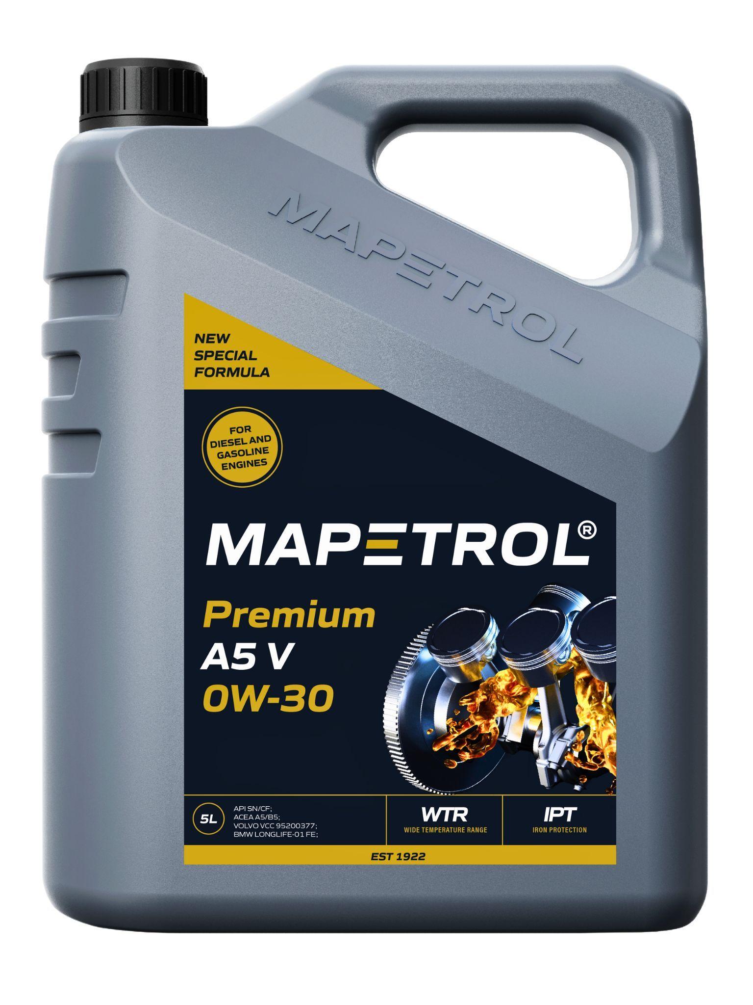 Mapetrol Premium A5 V 0W-30 5 Liter