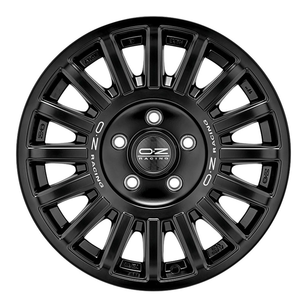OZ RALLY RAID matt black + silver lettering 8.0Jx17 5x112 ET35 | G22380878