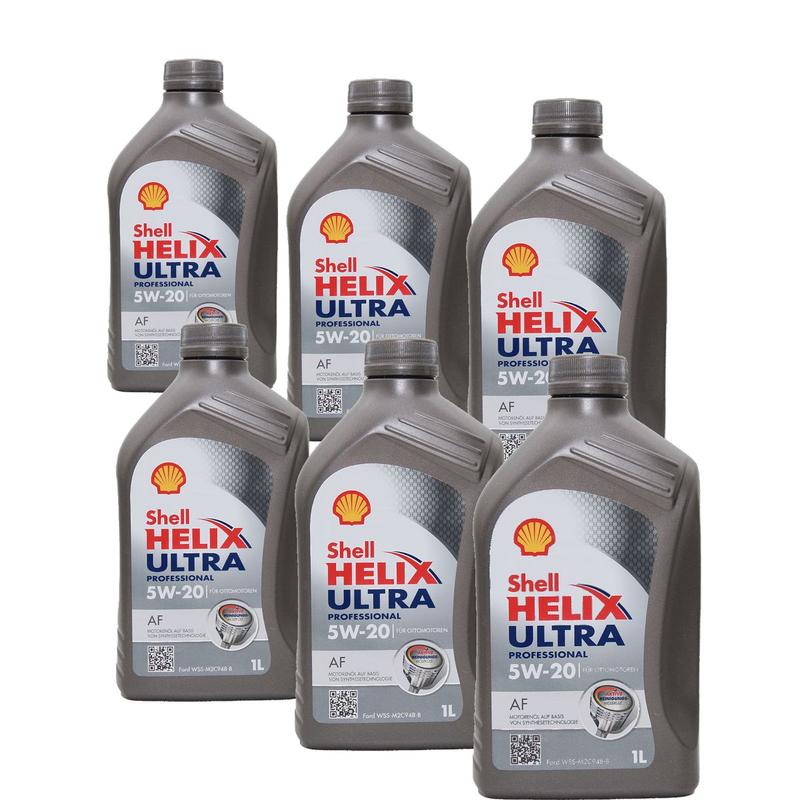 Shell Helix Ultra Professional AF 5W-20 6x1 Liter