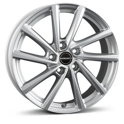BORBET DESIGN V kristallsilber 7.0Jx18 5x110 ET38
