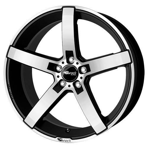 BROCK B35 schwarzmatt vollpoliert 8.5Jx19 5x112 ET43