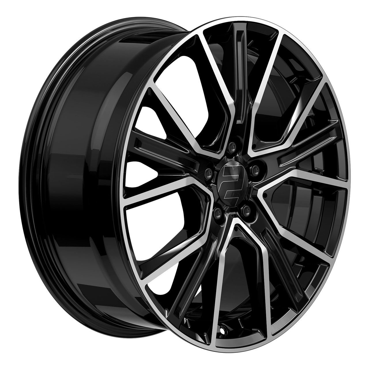 WHEELWORLD-2DRV WH34 schwarz hochglanzpoliert 8.0Jx19 5x112 ET30