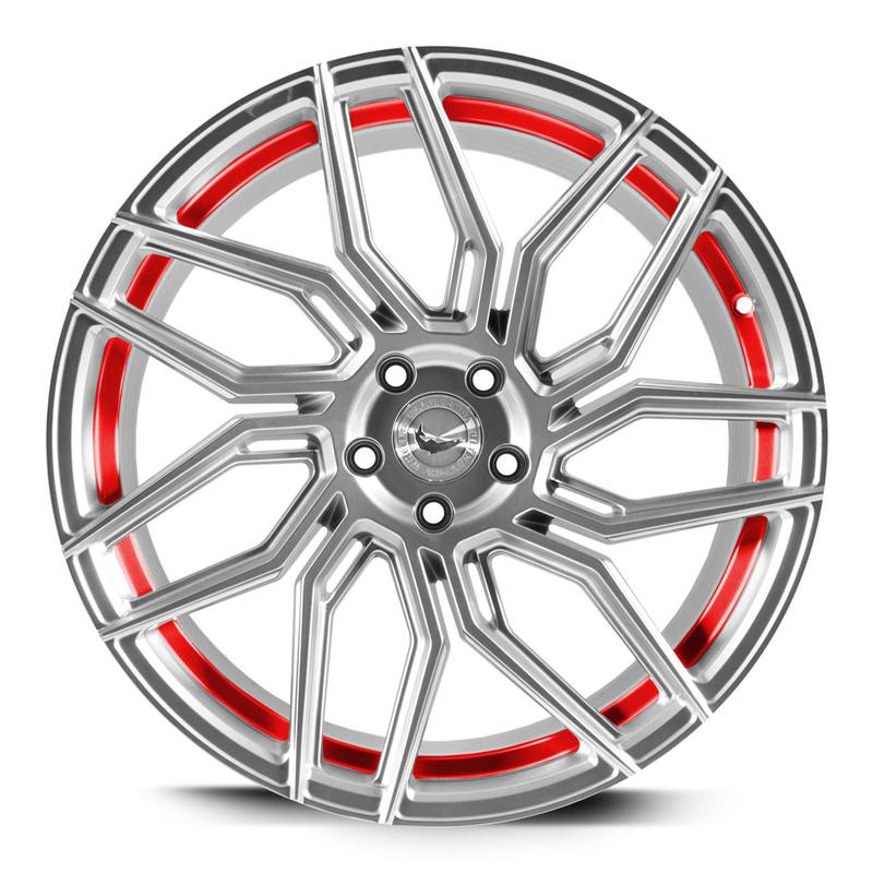 BARRACUDA DRAGOON Silver undercut Trimline red 9.0Jx19 5x112 ET40