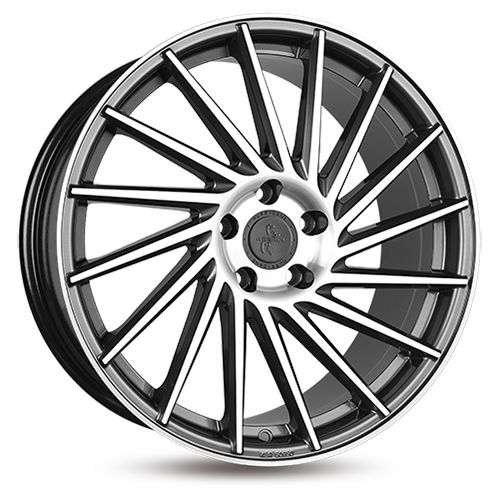 KESKIN WHEELS KT17 HURRICANE palladium front polished 8.5Jx19 5x112 ET45