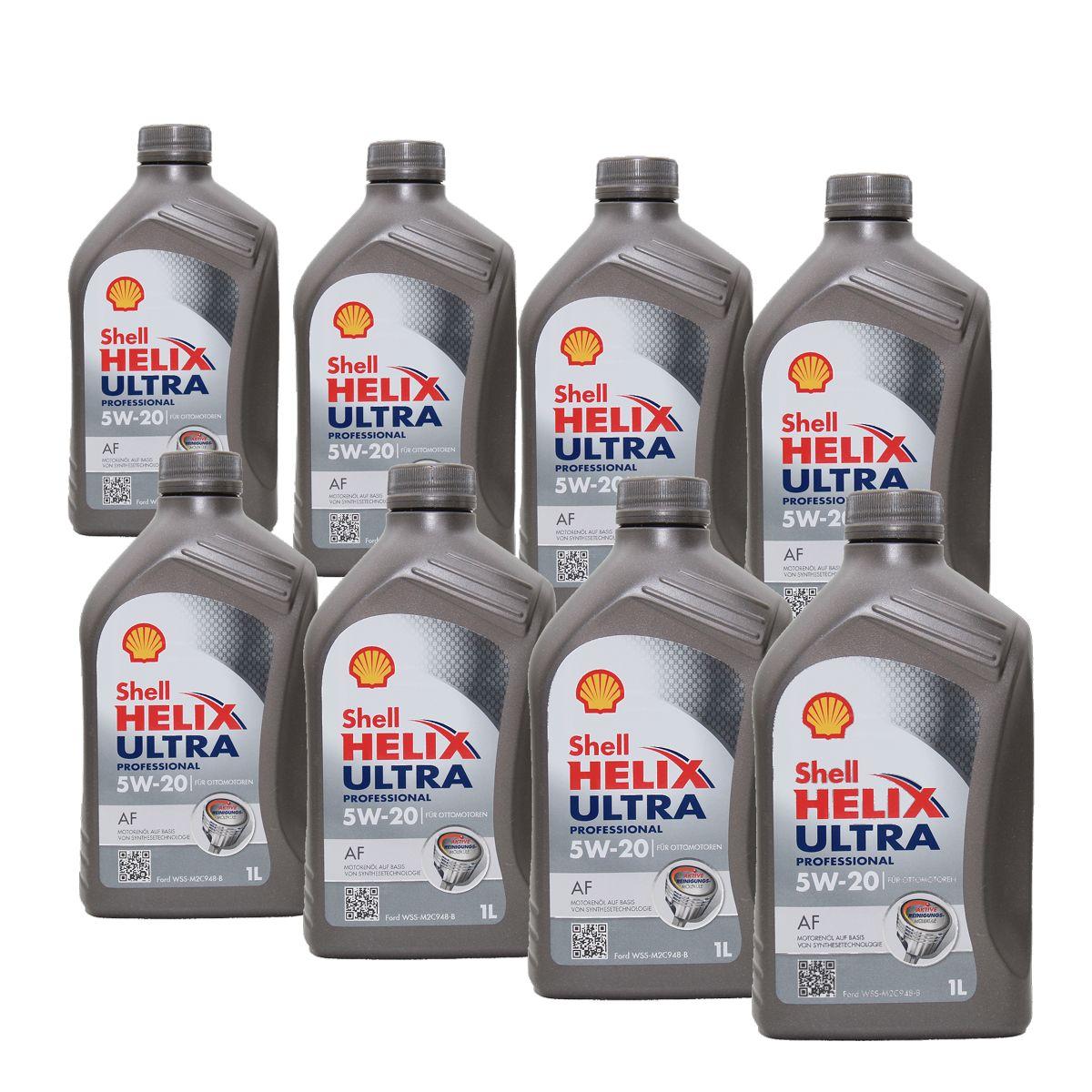 Shell Helix Ultra Professional AF 5W-20 8x1 Liter