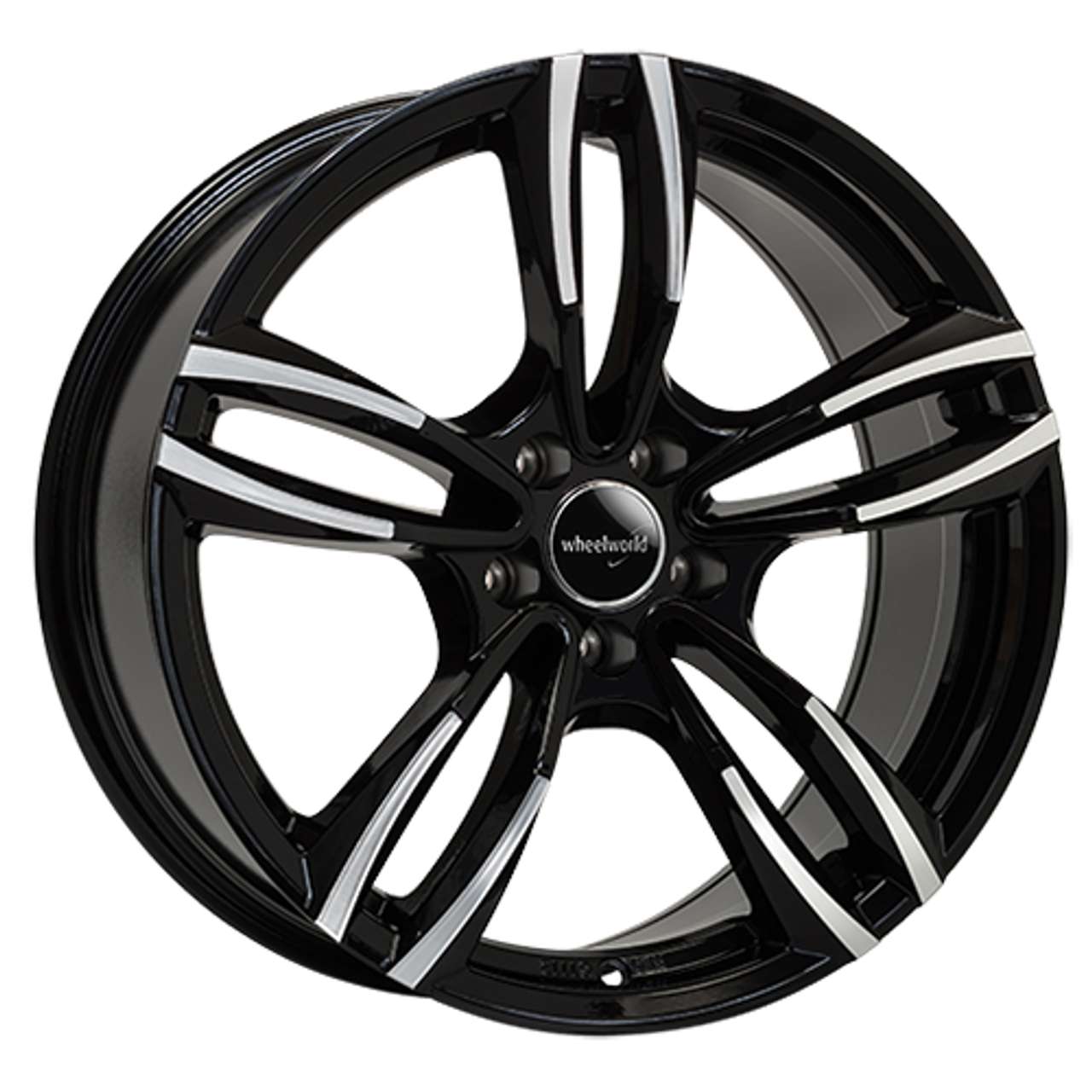 WHEELWORLD-2DRV WH29 schwarz hochglanzpoliert 7.5Jx17 5x112 ET45