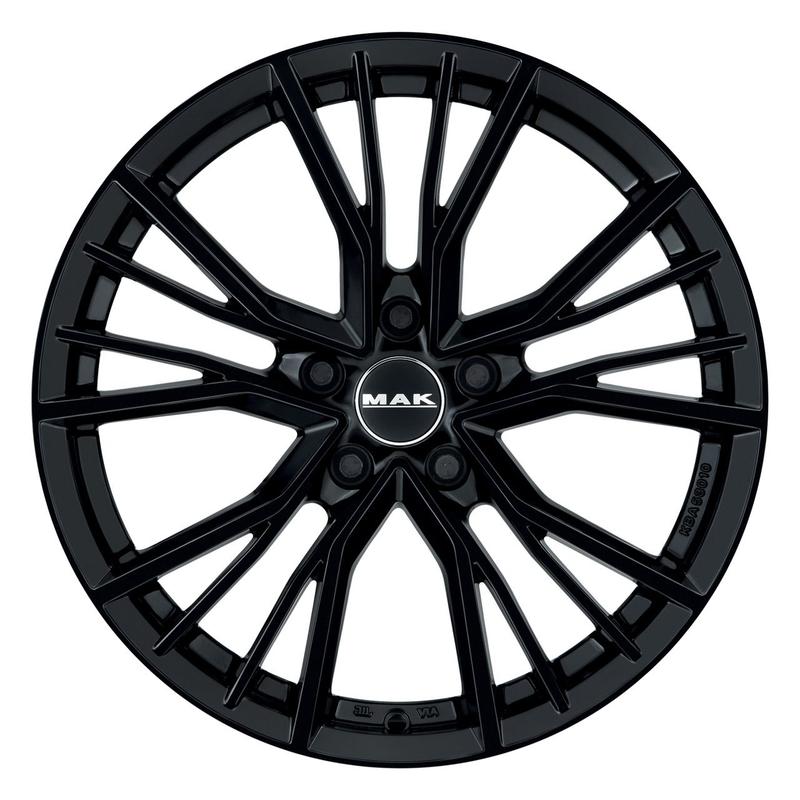 MAK UNION gloss black 10.0Jx22 5x112 ET32