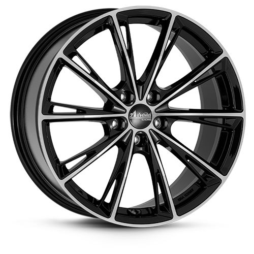 OXXO WHEELS PREDATOR BLACK black polished 8.5Jx20 5x112 ET35