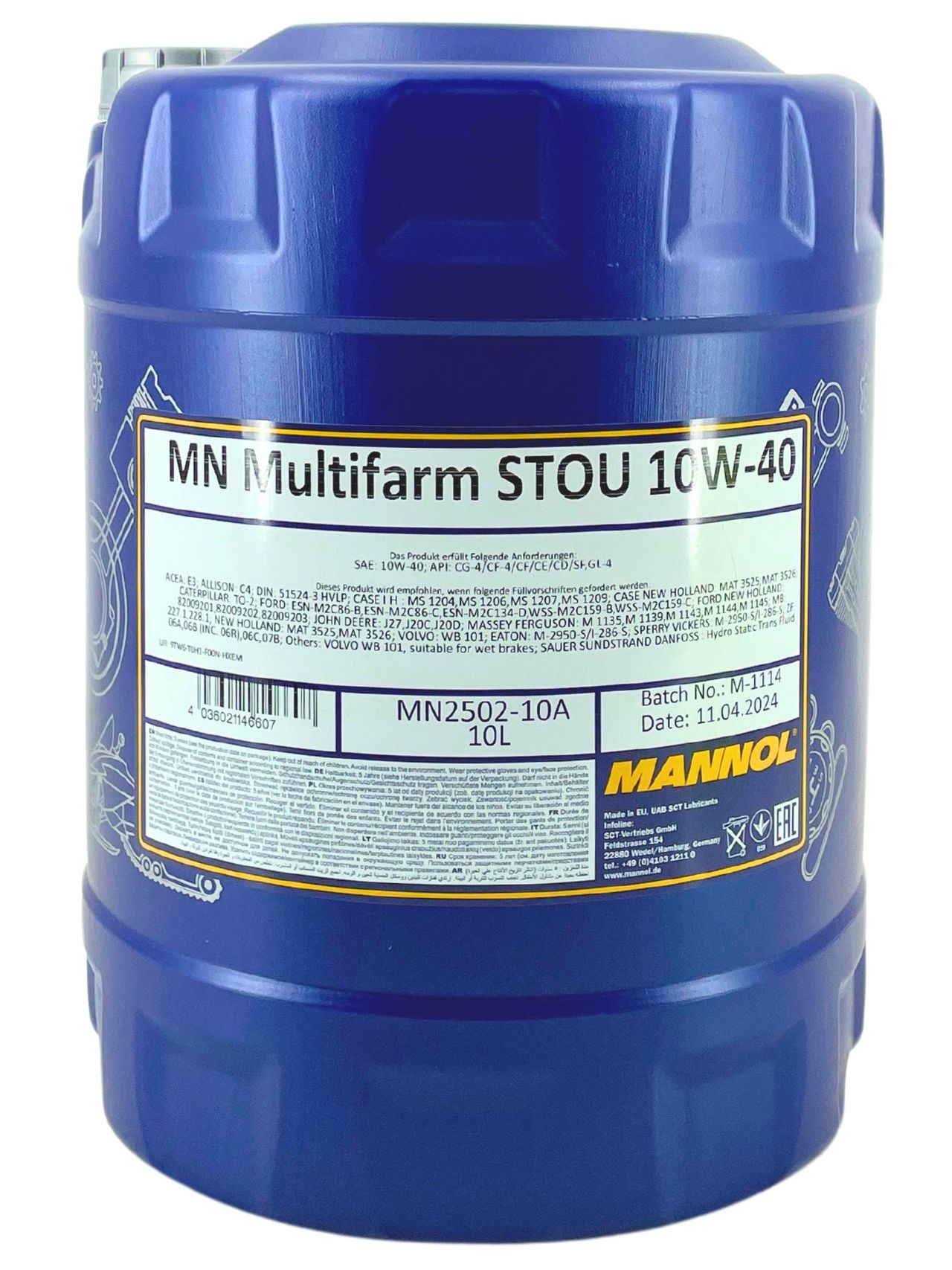Mannol Multifarm STOU 10W-40 10 Liter