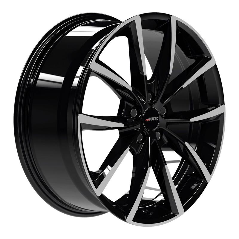 AUTEC TYP AS - ASTANA schwarz poliert 8.0Jx19 5x108 ET42