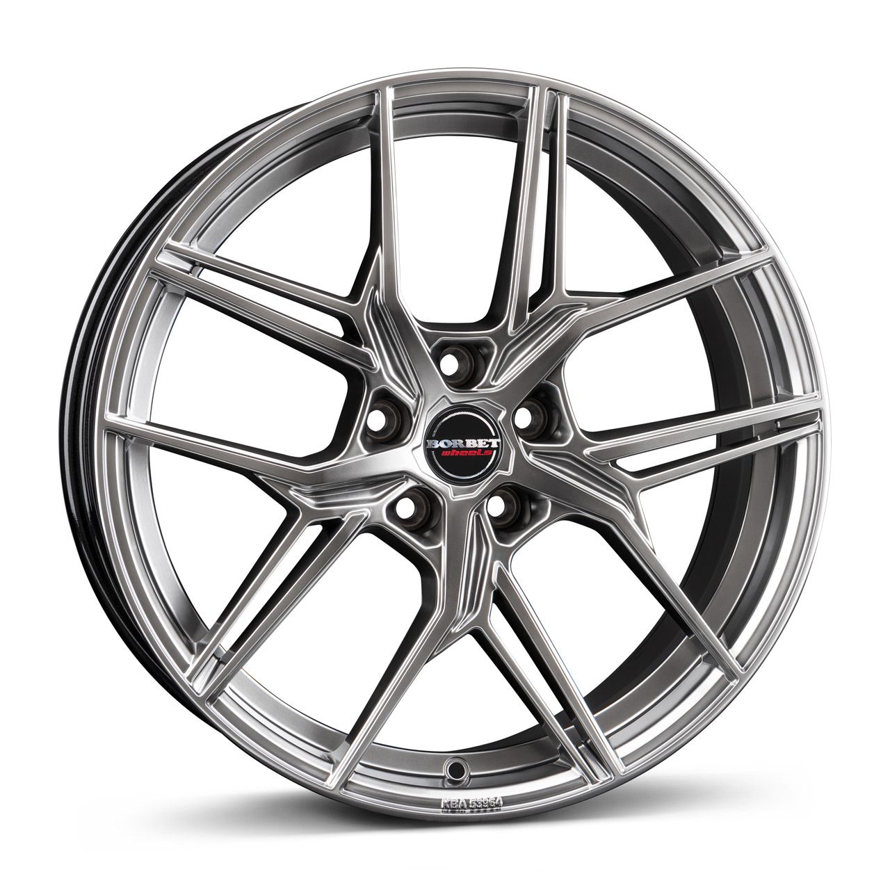 BORBET DESIGN QX hyper black silver 8.5Jx20 5x110 ET31