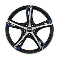 RONAL RONAL R62 BLUE jetblack-matt-frontkopiert 7.5Jx17 5x114.3 ET40