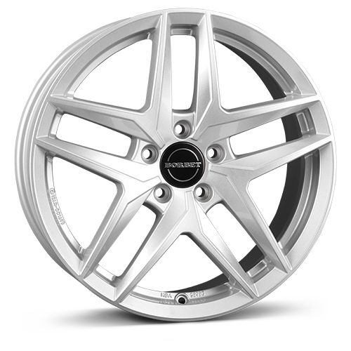 BORBET DESIGN Z kristallsilber 6.5Jx16 5x112 ET44