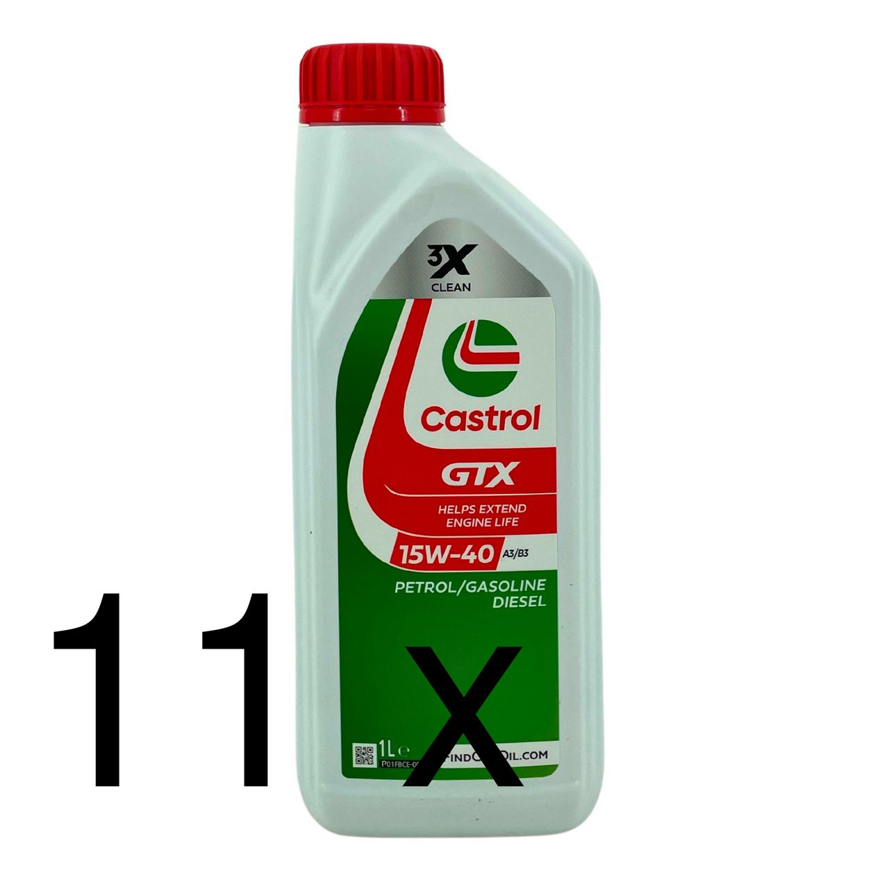 Castrol GTX 15W-40 A3/B3 11x1 Liter