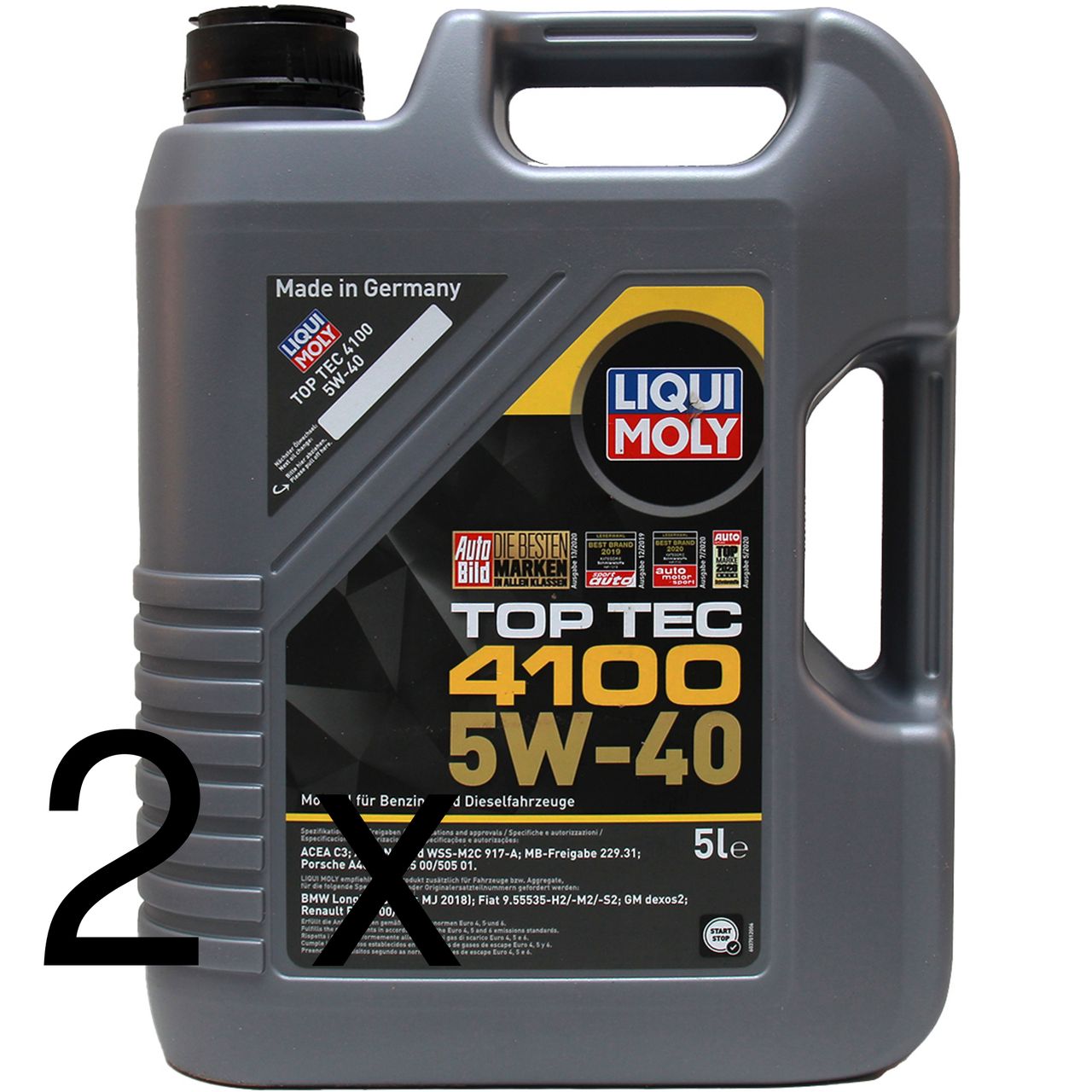 Liqui Moly Top Tec 4100 5W-40 2x5 Liter Liqui Moly Top Tec 4100 5W-40 2x5 Liter