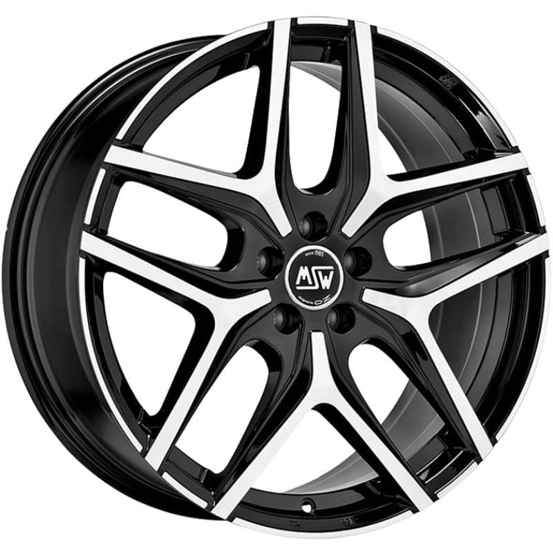 MSW Msw 40 Gloss black full polished 8x18 5x108 ET48