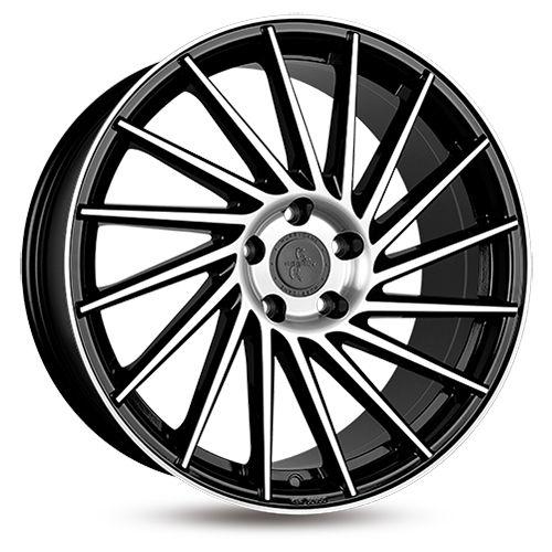 KESKIN WHEELS KT17 HURRICANE black lip polish 8.5Jx19 5x120 ET35