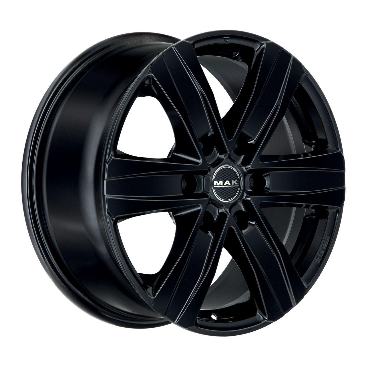 MAK STONE 6 schwarz glänzend 8.5Jx20 6x139.7 ET20