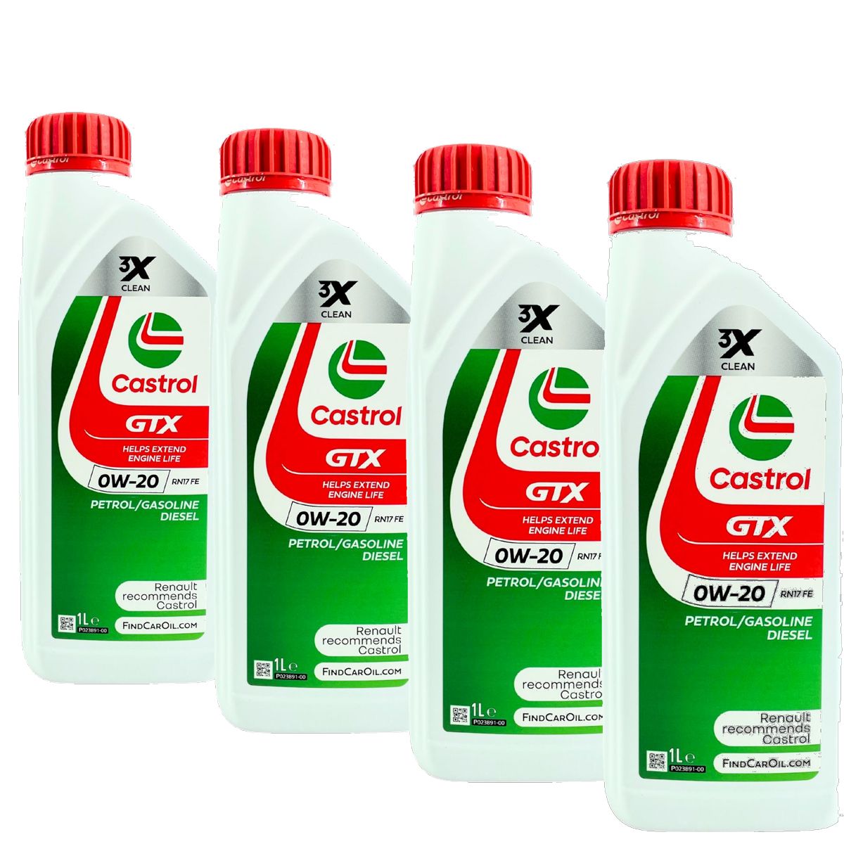 Castrol GTX 0W-20 RN17 FE 4x1 Liter