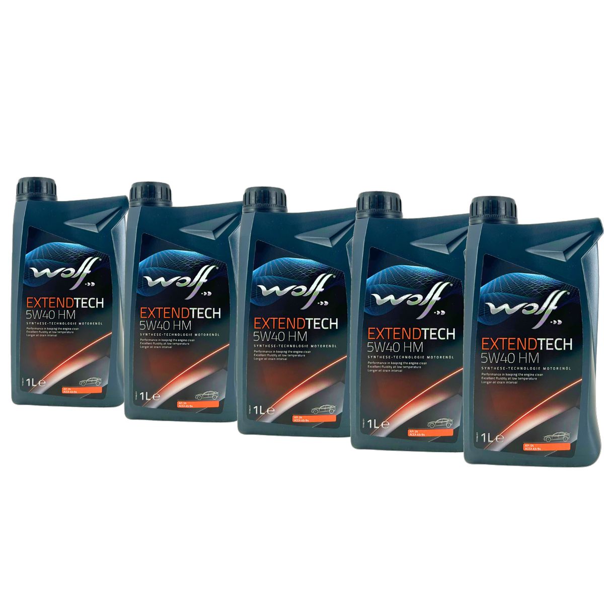 Wolf ExtendTech 5W-40 HM 5x1 Liter