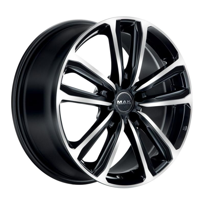 MAK MAGMA schwarz spiegelpoliert 7.0Jx17 5x100 ET46
