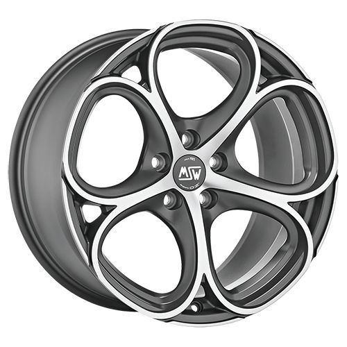 MSW (OZ) MSW 82 matt gun metal full polished 9.0Jx18 5x110 ET34