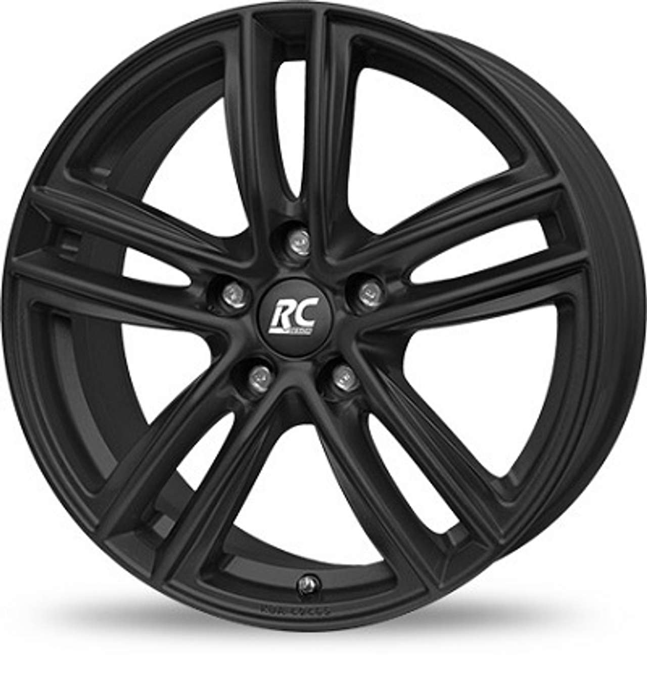 RC-DESIGN RC27 schwarz klar matt (skm) 8.0Jx18 5x108 ET42