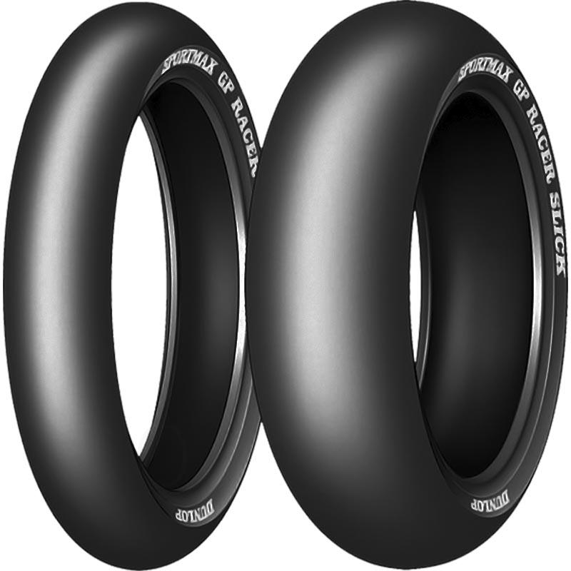 DUNLOP SPORTMAX GP RACER D212 F SLICK MEDIUM 120/70 R17 TL  NHS FRONT