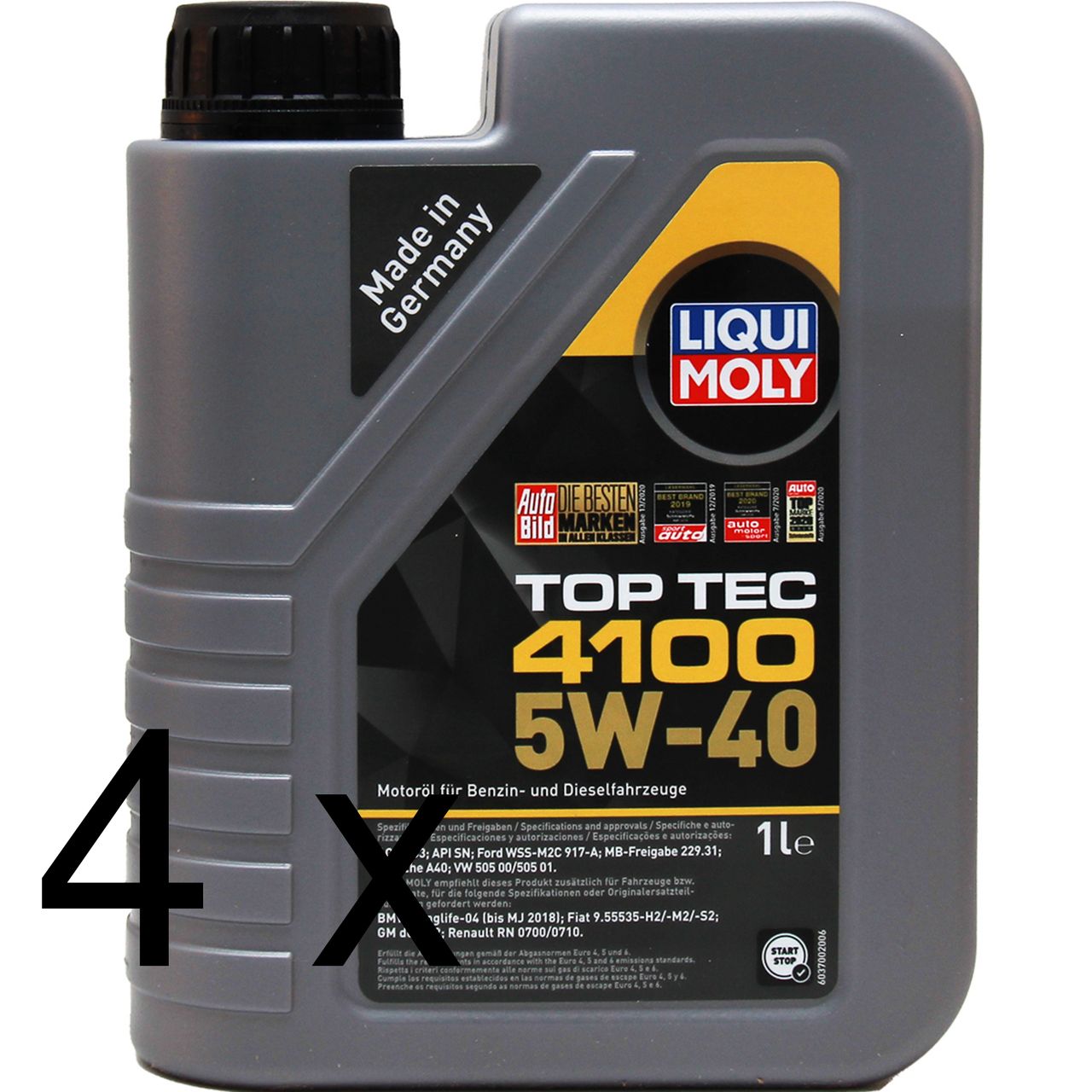 Liqui Moly Top Tec 4100 5W-40 4x1 Liter