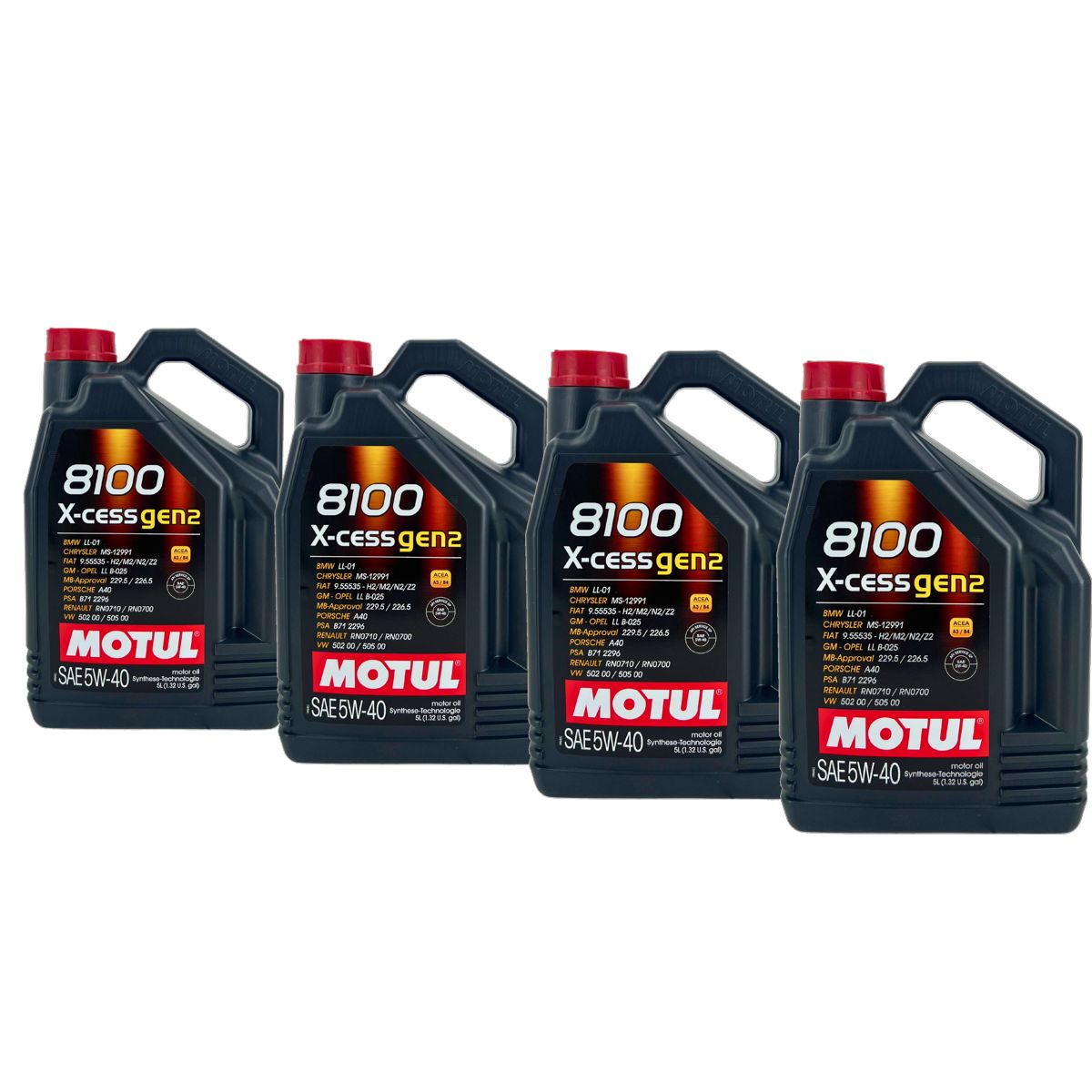 Motul 8100 X-cess 5W-40 4x5 Liter