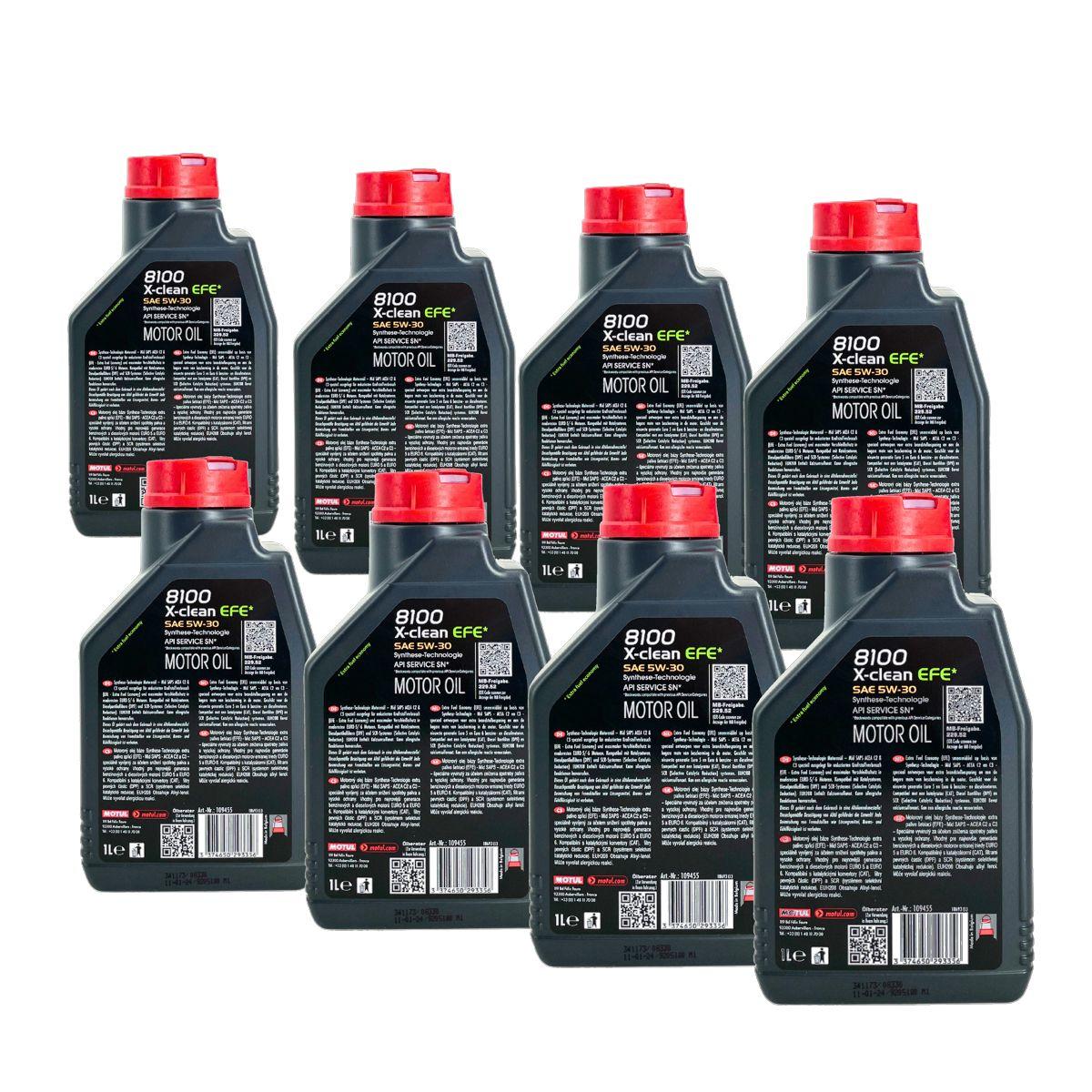 Motul 8100 X-clean EFE 5W-30 8x1 Liter
