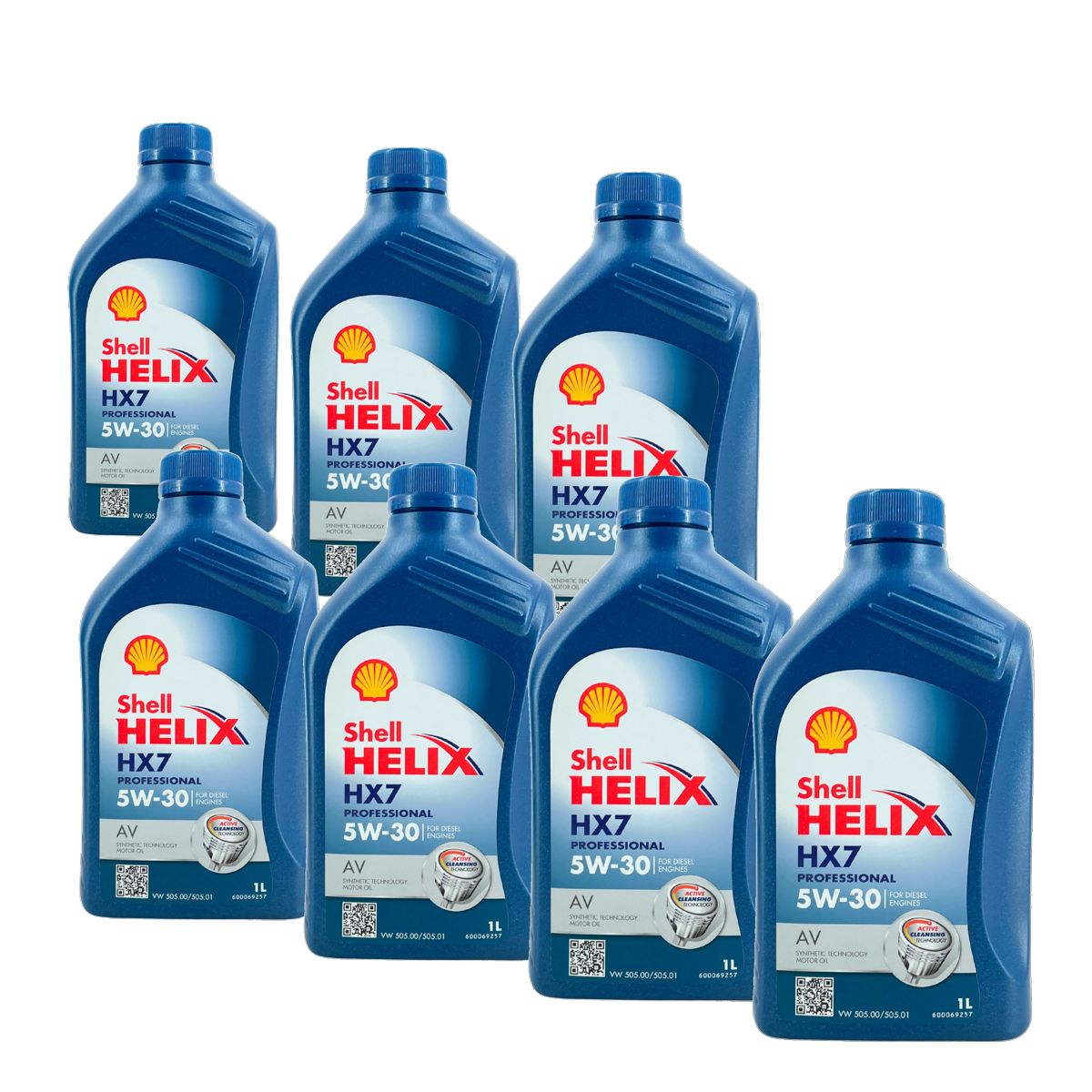 Shell Helix HX7 Professional AV 5W-30 7x1 Liter
