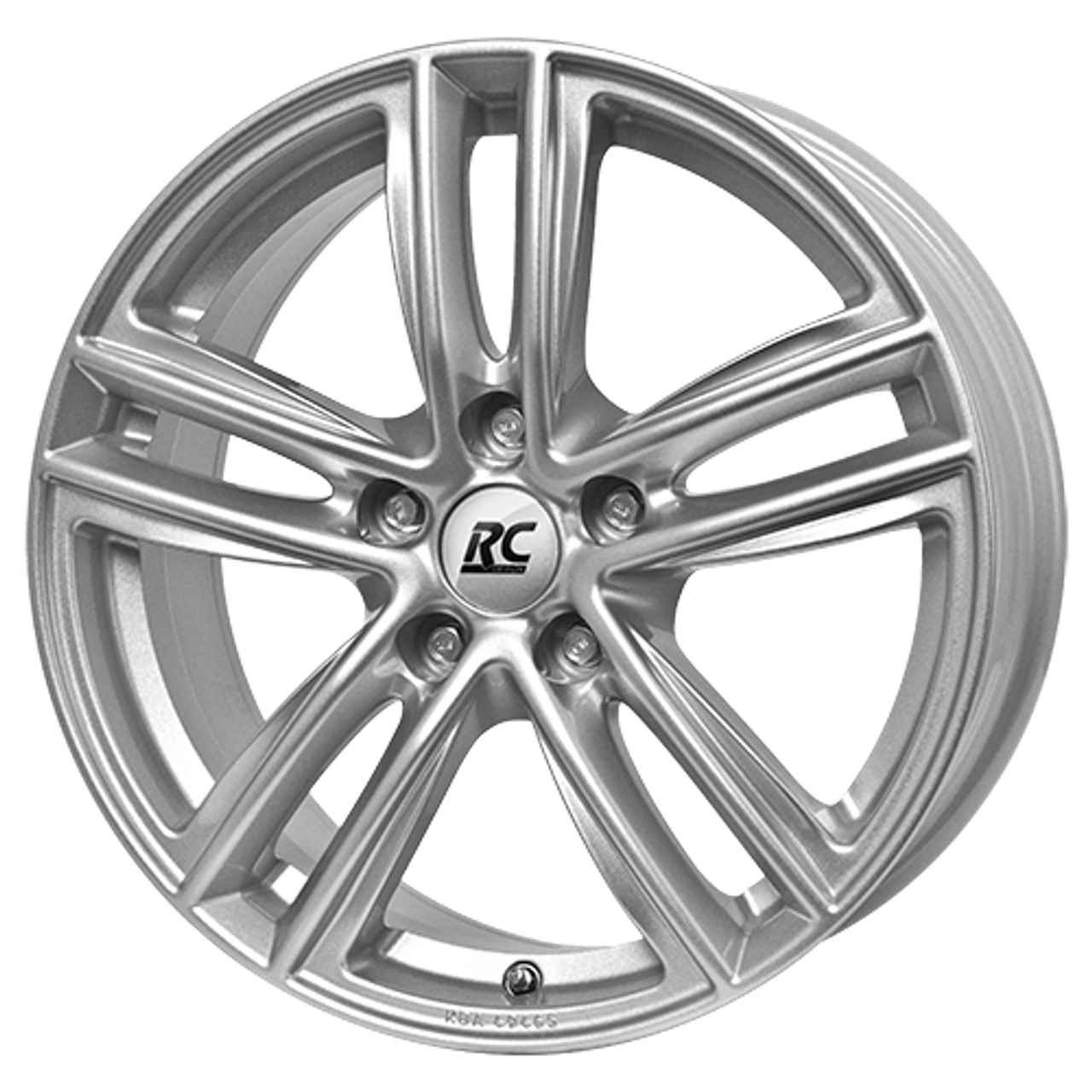 RC-DESIGN RC27 kristallsilber 6.0Jx15 5x100 ET38