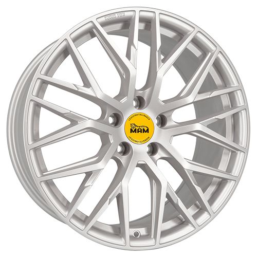 MAM MAM RS4 matt silver painted 7.5Jx17 5x108 ET45
