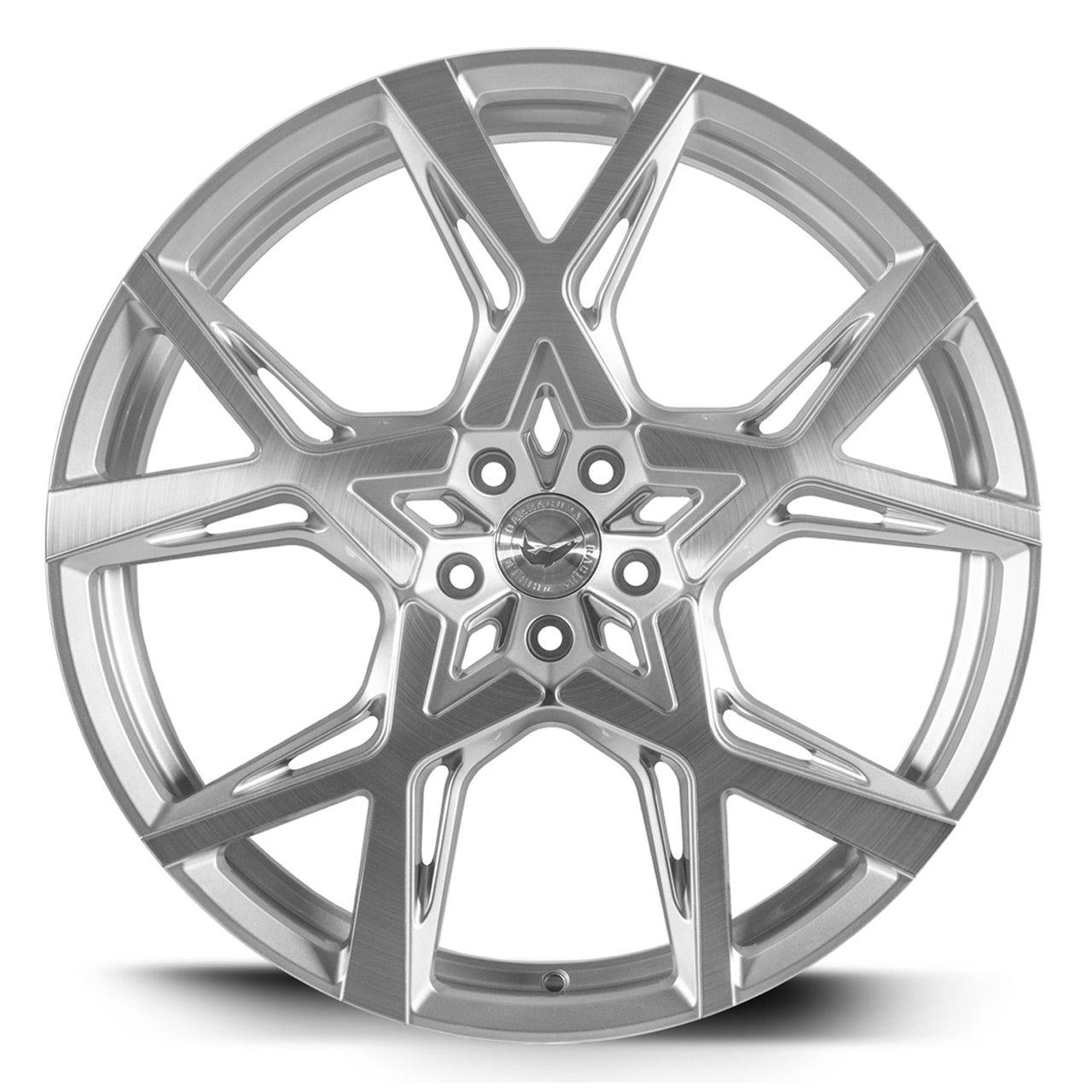 BARRACUDA PROJECT X silver-brushed-surface 10.0Jx22 5x130 ET45